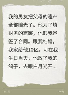 男友赔光遗产后，我抽了盲盒老公